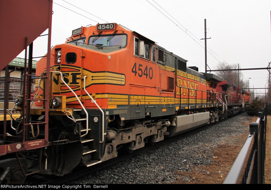 BNSF 4540 on K161